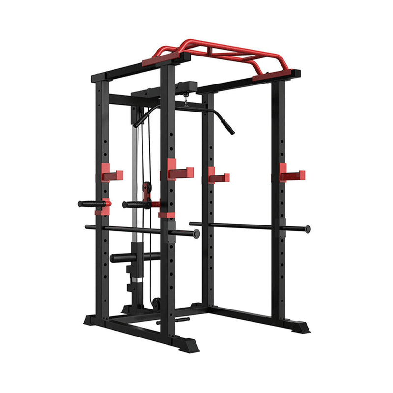 Heavy-Duty Professional Multi-Function Adjustable Power Cage Rack, 1000LBS (SAK98149)