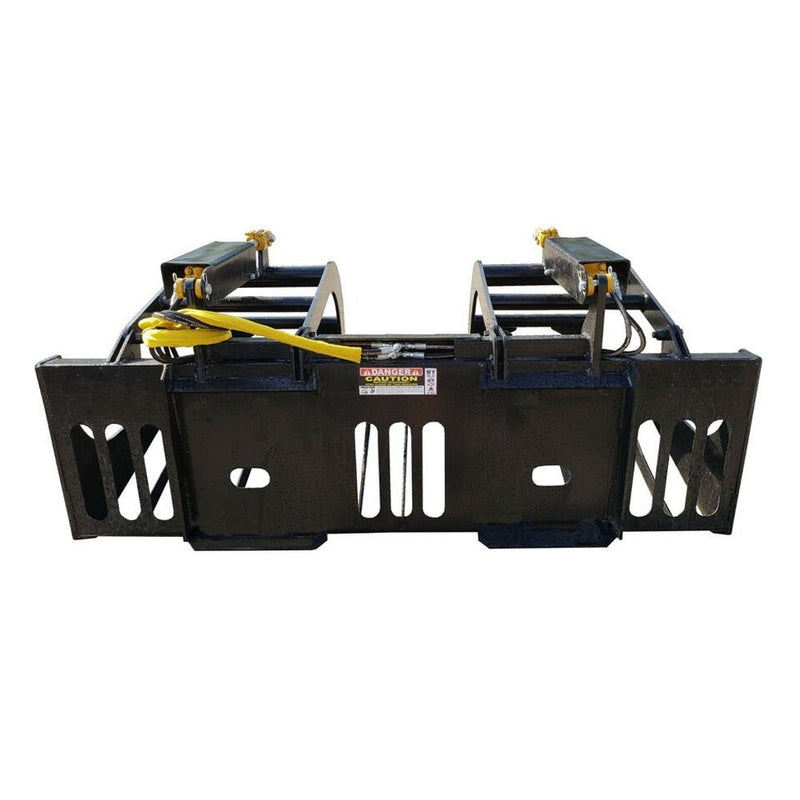Heavy-Duty Rock Grapple Skidsteer Attachment With Universal Quick Attach, 78" (SAK16483)