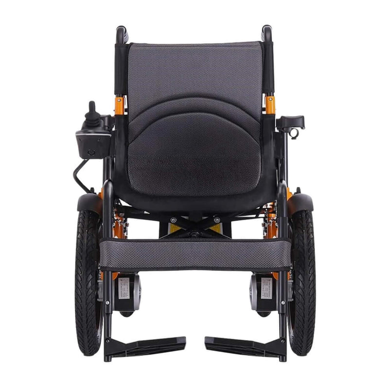 Motivo Heavy-Duty Ultralight All-Terrain Electric Airplane-Approved Foldable Wheelchair, 300LBS (SAK63147)