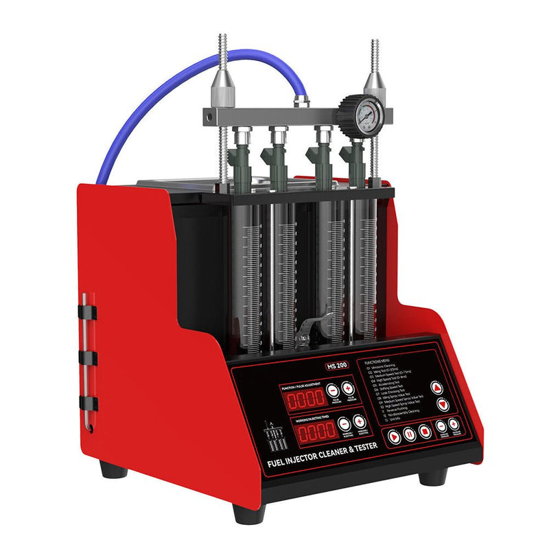 Heavy-Duty Ultrasonic Fuel Gas Injector Car Cleaner Tester Machine, 4 Cylinder (97236540)