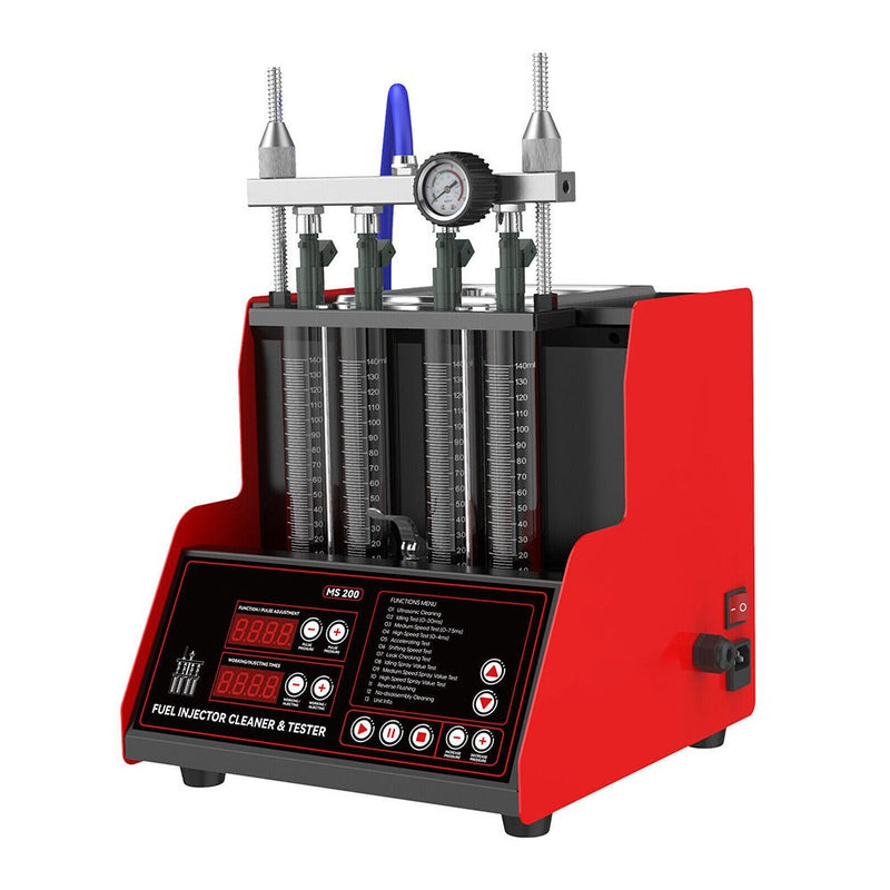 Heavy-Duty Ultrasonic Fuel Gas Injector Car Cleaner Tester Machine, 4 Cylinder (97236540)