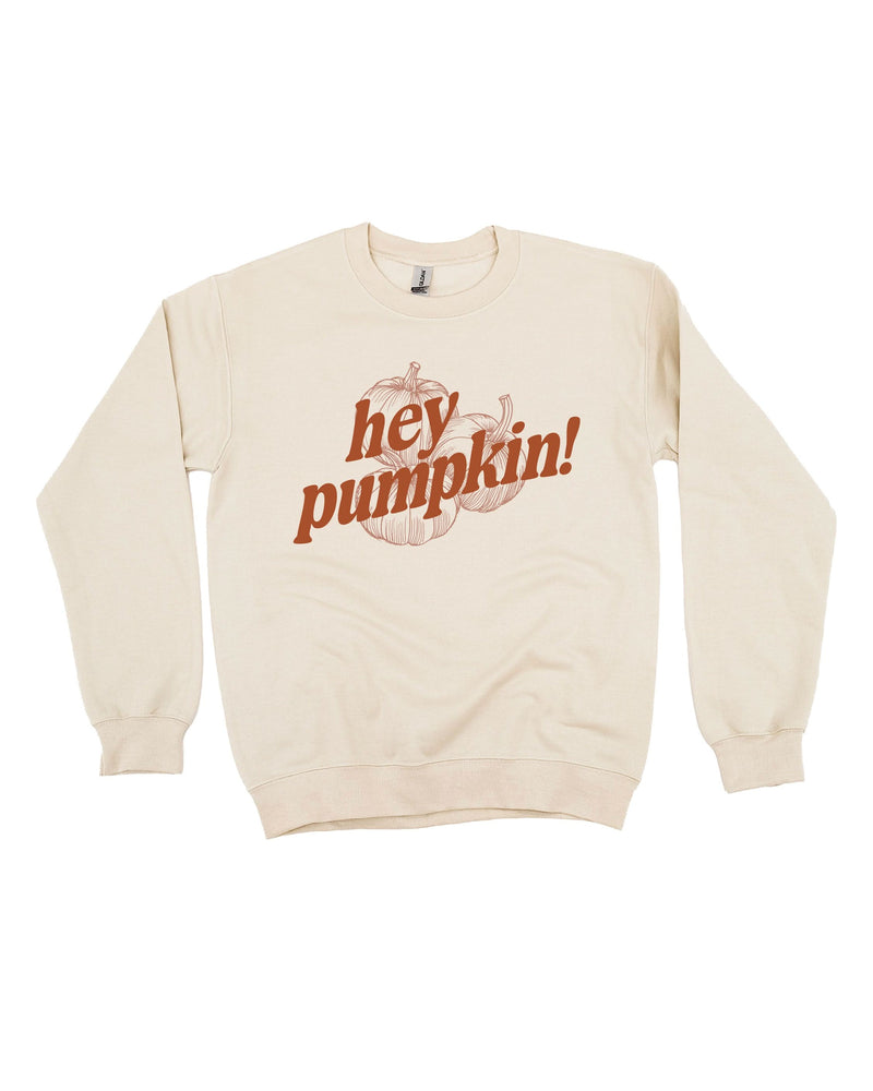 Hey Pumpkin! - Sand BASIC Fleece