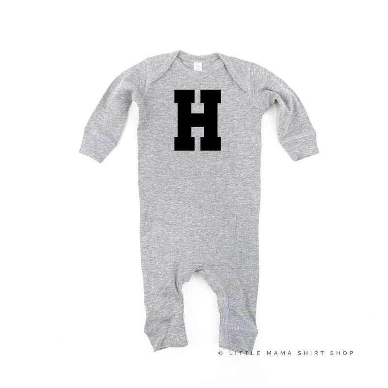 Varsity Initials - Baby Sleeper