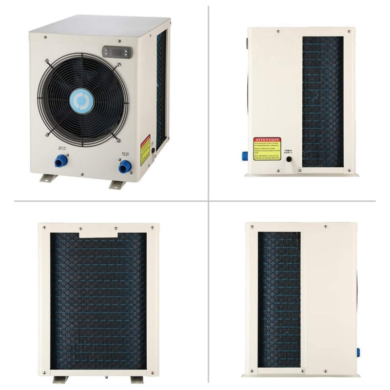 High-Output Electric Swimming Pool Heater Pump For Above And Inground Pools, 4000 Gallons (SAK51482)