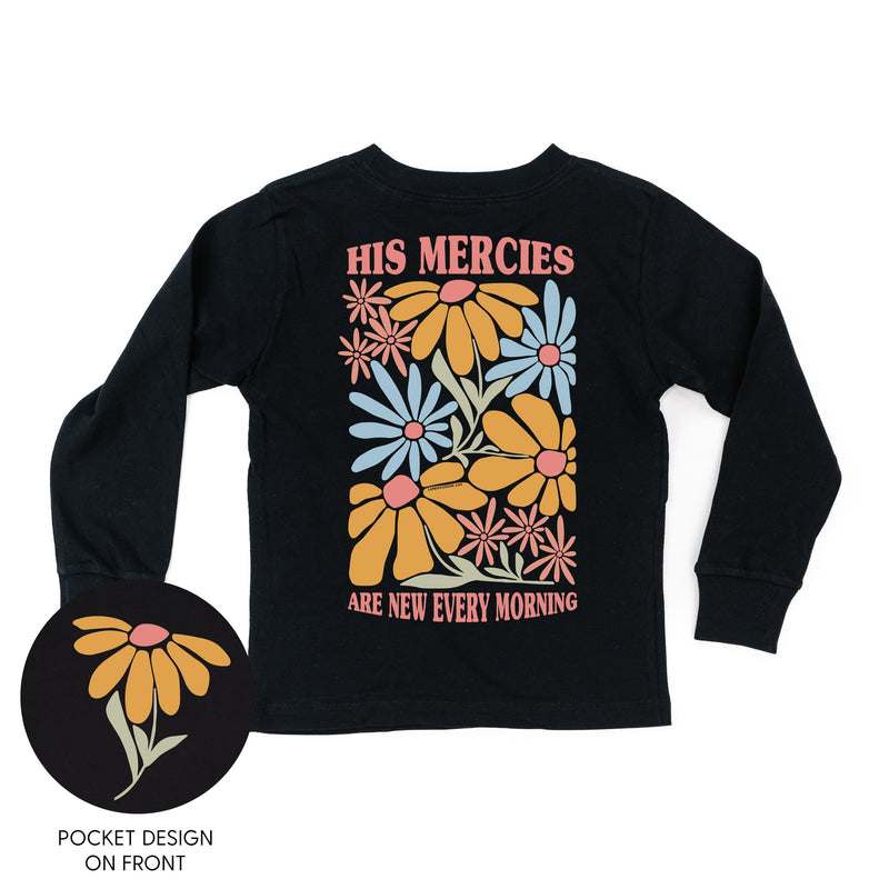 His Mercies Are New Every Morning (pf & b) - Child Long Sleeve Tee