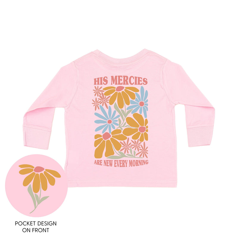 His Mercies Are New Every Morning (pf & b) - Child Long Sleeve Tee