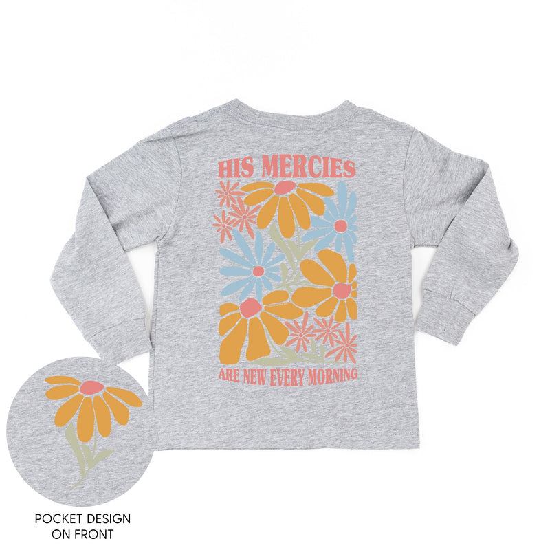 His Mercies Are New Every Morning (pf & b) - Child Long Sleeve Tee