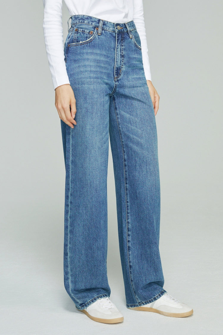 Coney Island Whitefish High Rise Wide Jeans HJ007