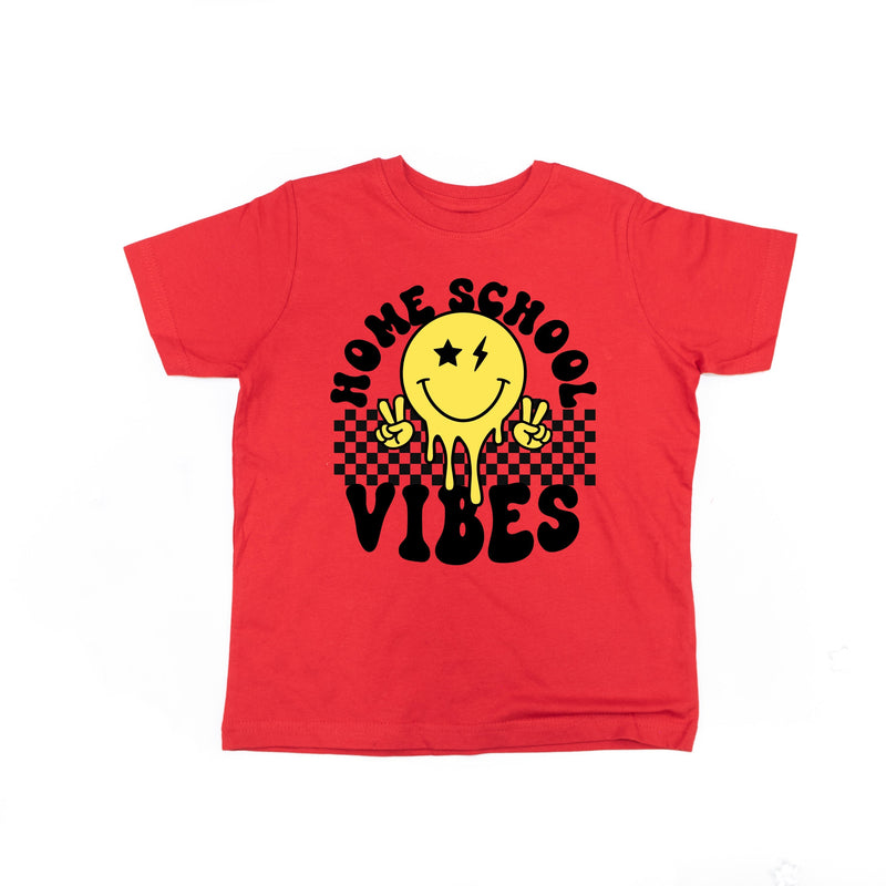 Home School Vibes - Peace Smiley - Child Tee
