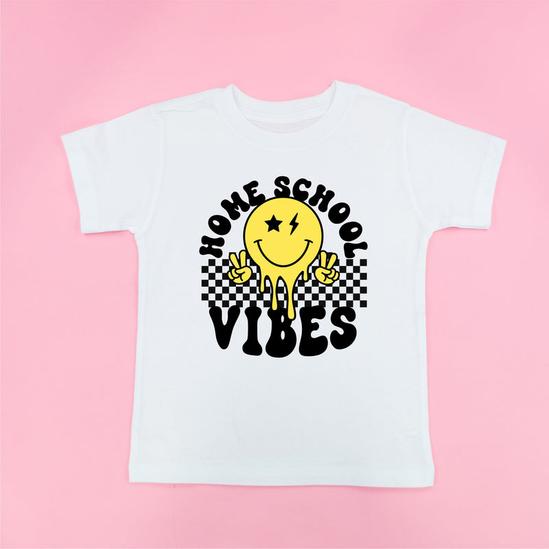 Home School Vibes - Peace Smiley - Child Tee