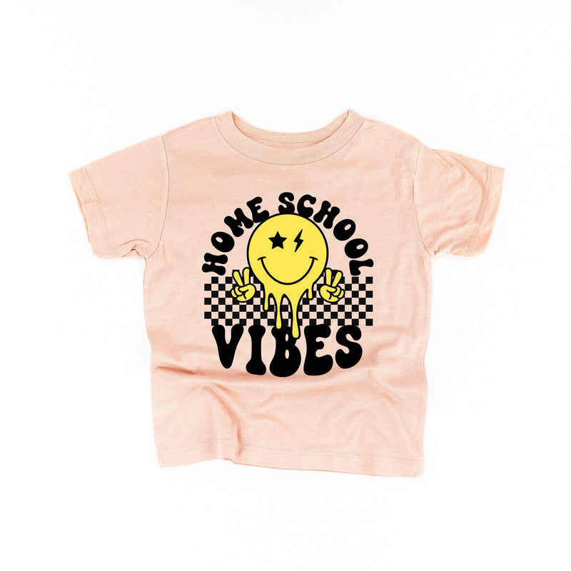 Home School Vibes - Peace Smiley - Child Tee