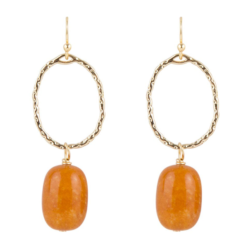 Honey Jades Drops Earrings