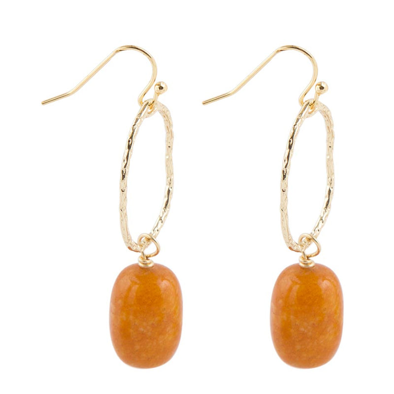 Honey Jades Drops Earrings