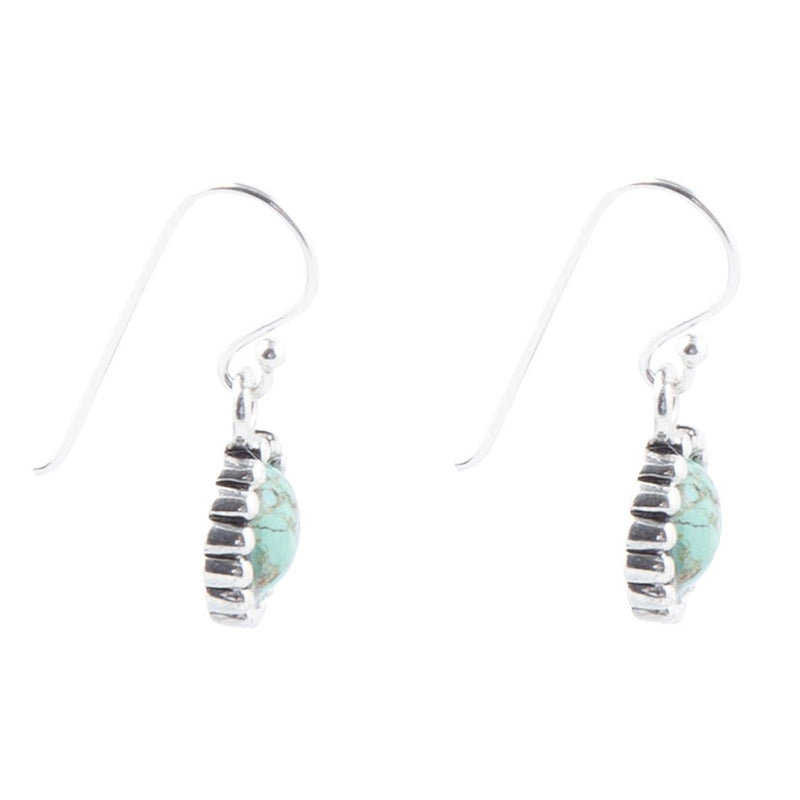 Hope Floats Blue Turquoise Earrings