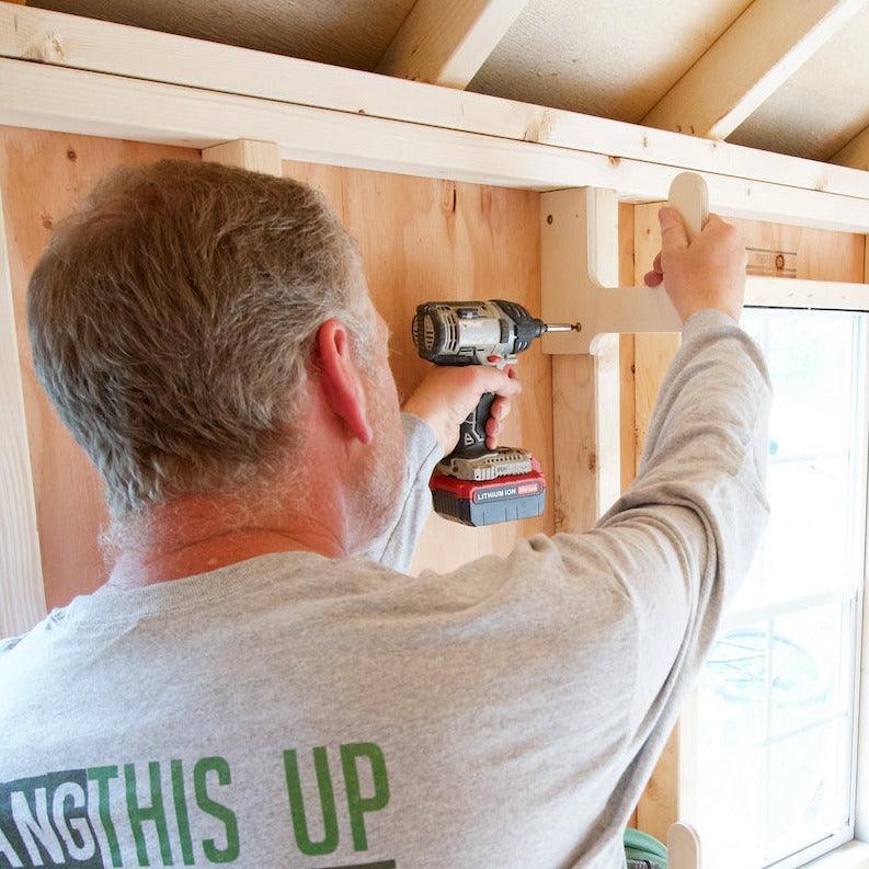 Hose Organizer – Garden Tool Storage Rack for Shed Organization