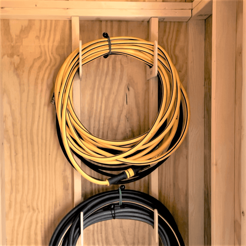 Hose Organizer – Garden Tool Storage Rack for Shed Organization