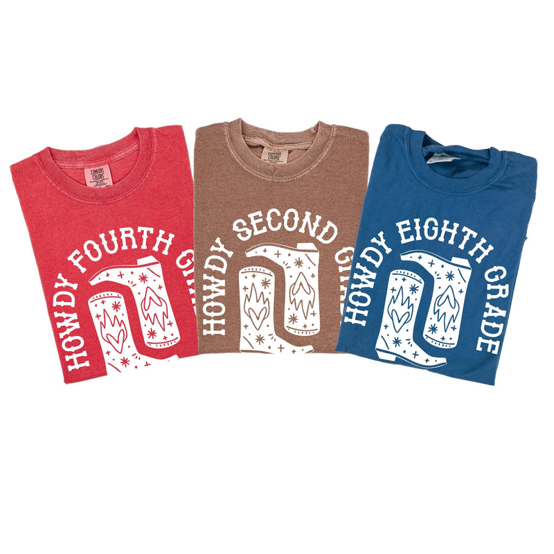 Howdy (Choose Your Grade) - Comfort Colors Tee