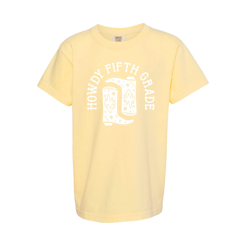 Howdy (Choose Your Grade) - YOUTH Comfort Colors Tee