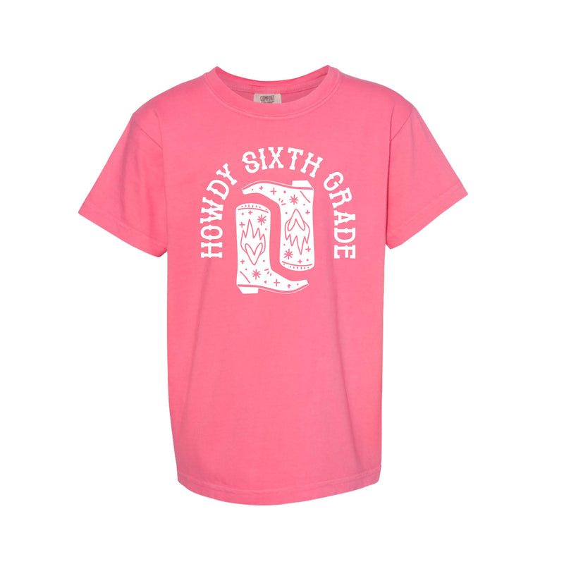 Howdy (Choose Your Grade) - YOUTH Comfort Colors Tee