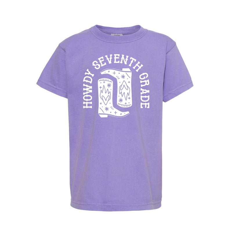 Howdy (Choose Your Grade) - YOUTH Comfort Colors Tee