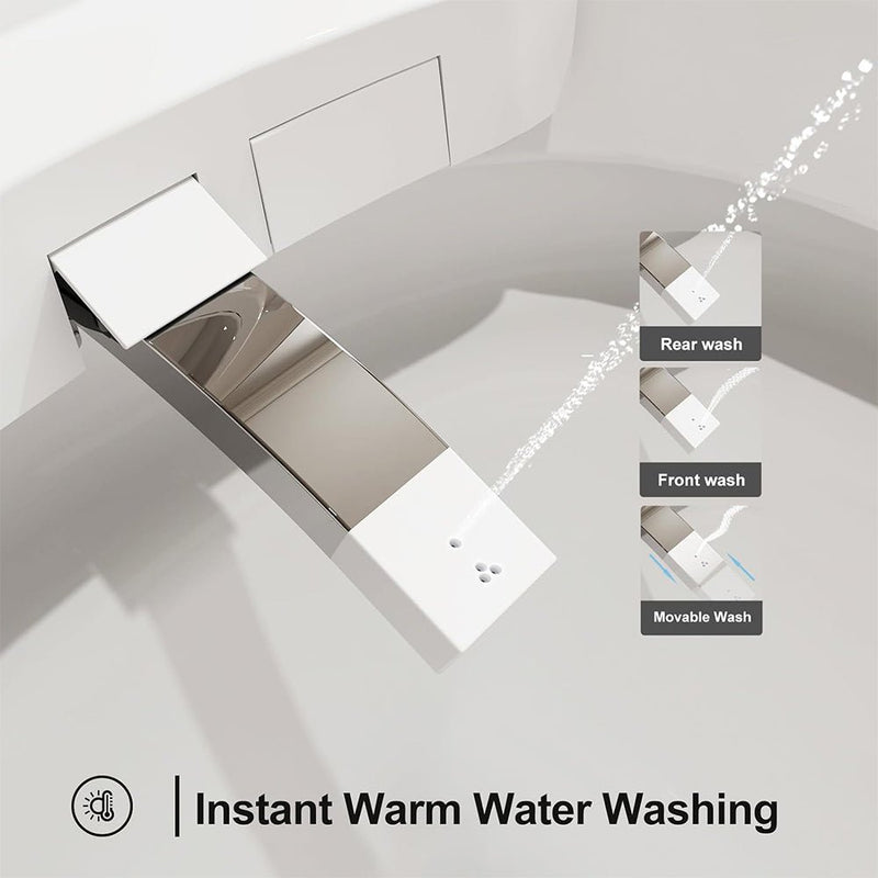 Alora Luxury Automatic Tankless Smart Toilet With Built-In Bidet And Heated Seat (95742613)