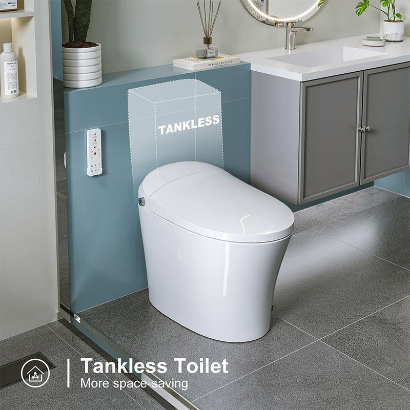 Alora Premium Smart Heated Tankless Bidet Toilet With Dual Flush System (SAK42513)