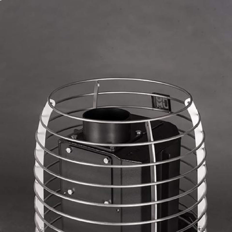 Huum Hive Flow Mini LS 8.5KW Wood-Burning Sauna Stove With Firebox Extension & Sauna Stones [H1018012] (SAK60257)