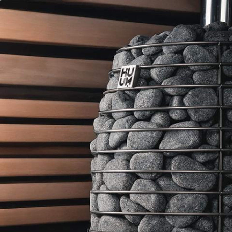 Huum Hive Flow 9.8KW Wood-Burning Sauna Stove With Sauna Stones [H1015012] (SAK85179)