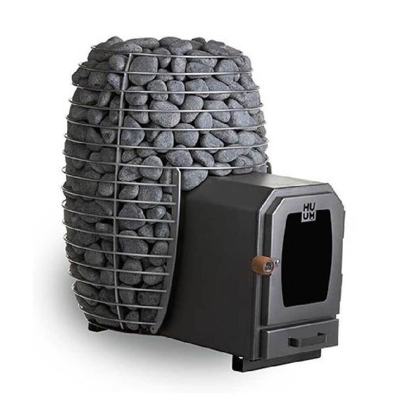 Huum Hive Wood LS 17KW Sauna Stove With Firebox Extension & Sauna Stones [H1010012] (SAK17894)