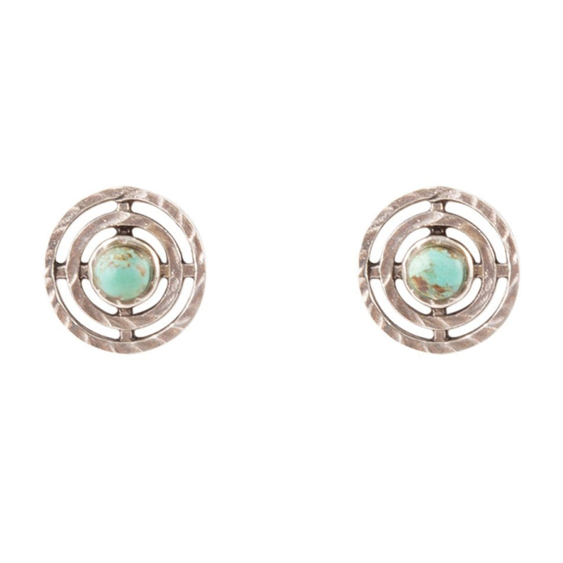 Hypnosis Turquoise and Sterling Silver Earrings
