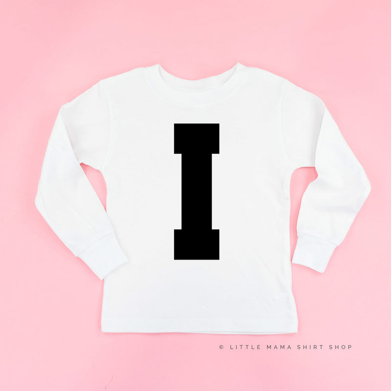 Varsity Initials - Child Long Sleeve Tee