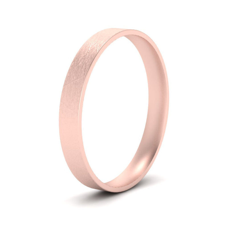 Ice Textured Mens 5mm Comfort Fit Wedding Band