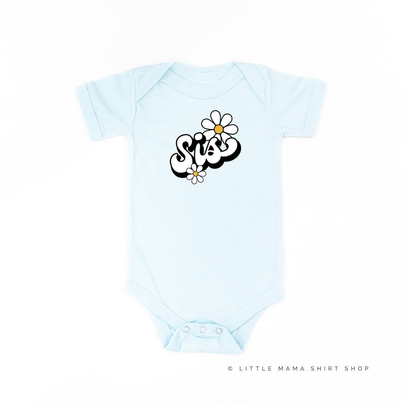 Daisy - Sis - w/ Full Daisy on Back - Child Tee
