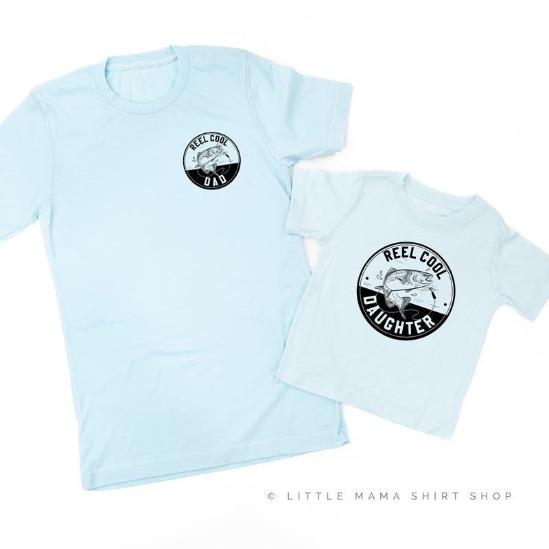 Reel Cool Dad (pocket) / Daughter - Set of 2 Tees