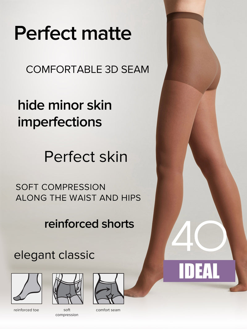 Tights Conte Ideal 40 Den - Ultimate Matt