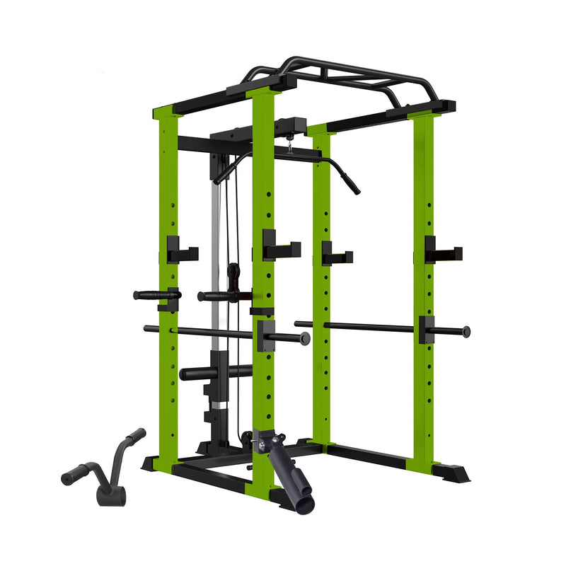 IFast Adjustable Home Gym Power Cage & Squat Rack With Pull-Up Bar Barbell Rack, 1000LBS (SAK12649)