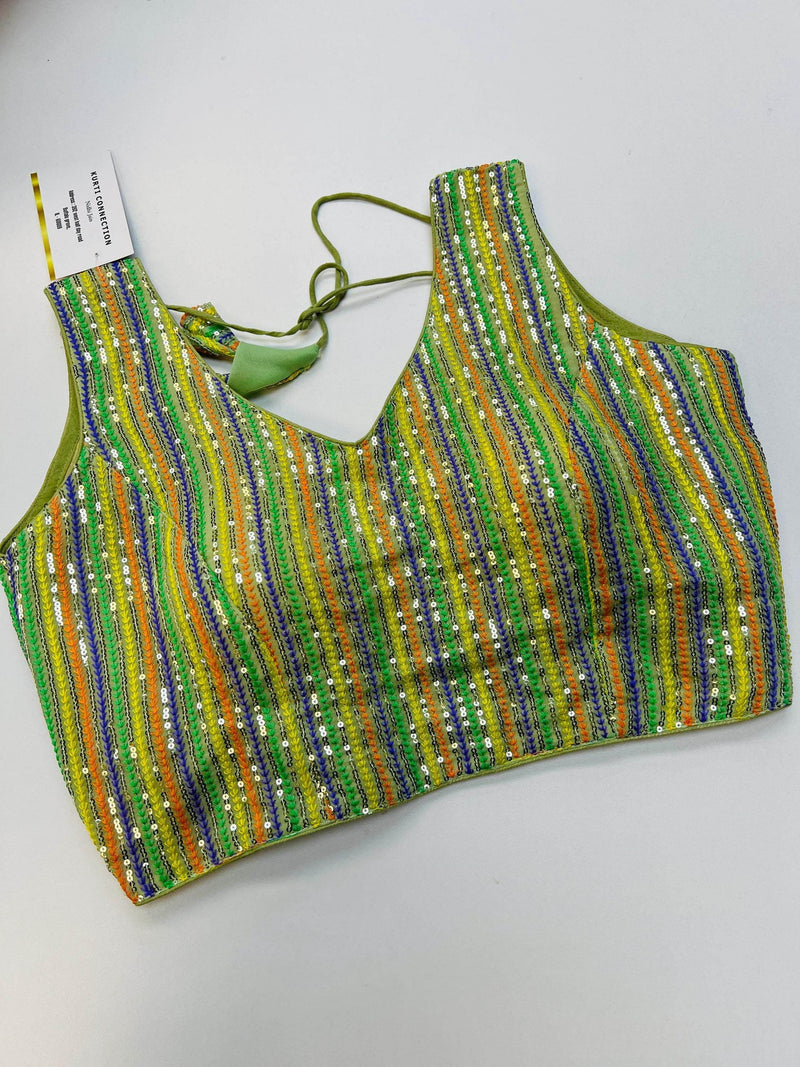 Sequin work blouse