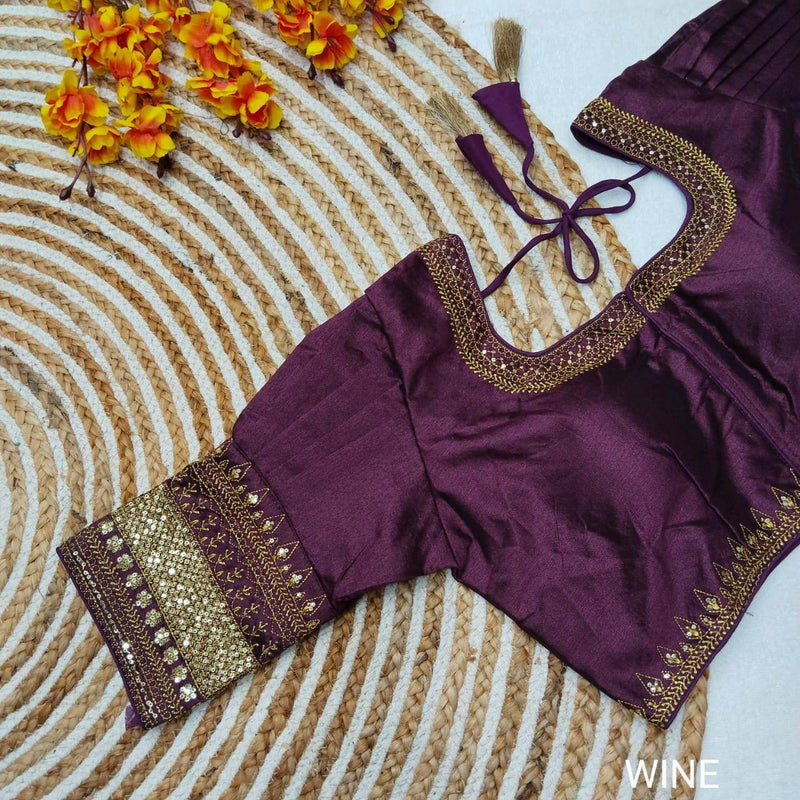 Silk Blouses : Colors available