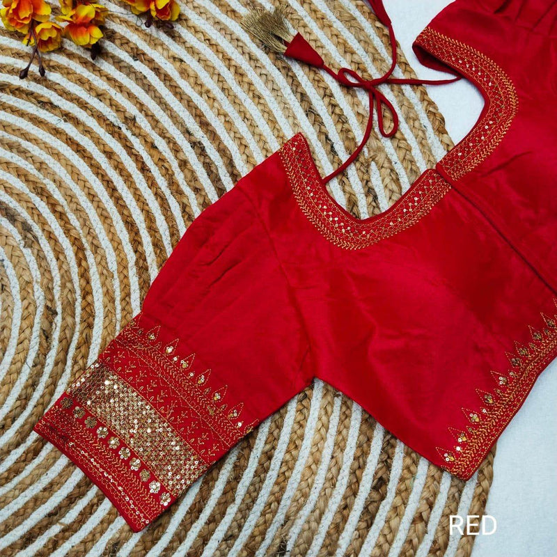 Silk Blouses : Colors available