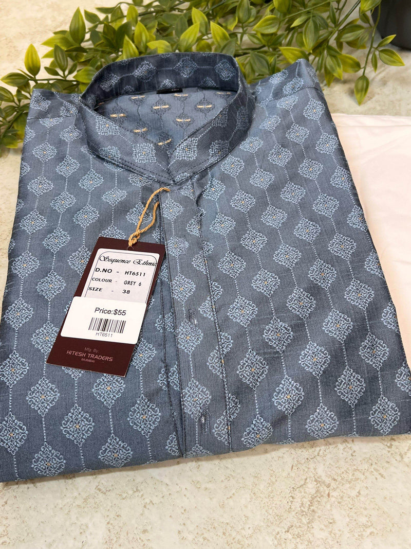 Silk kurta pajaama