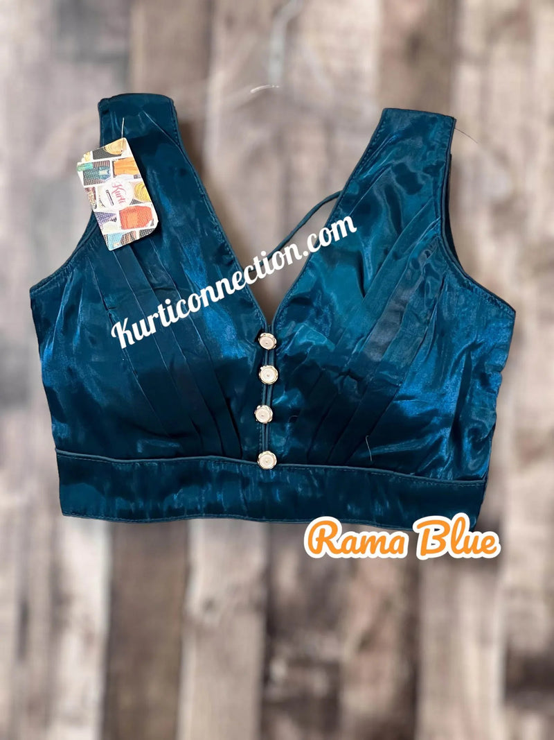 Satin silk blouse