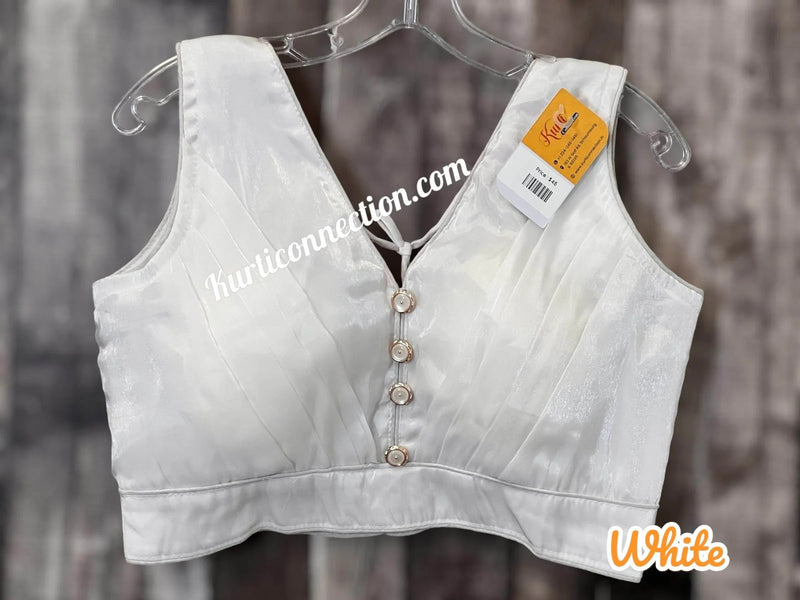Satin silk blouse