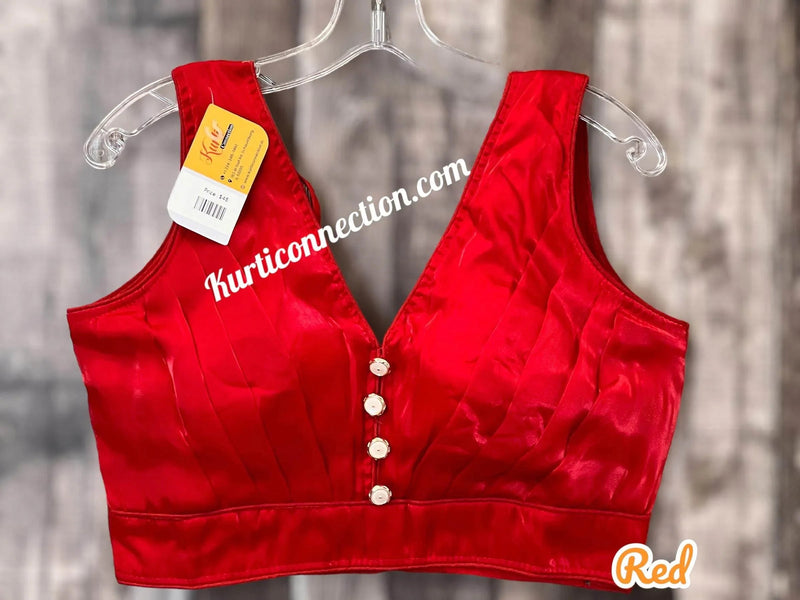 Satin silk blouse