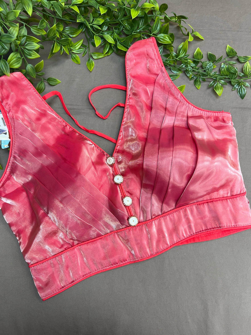 Satin silk blouse