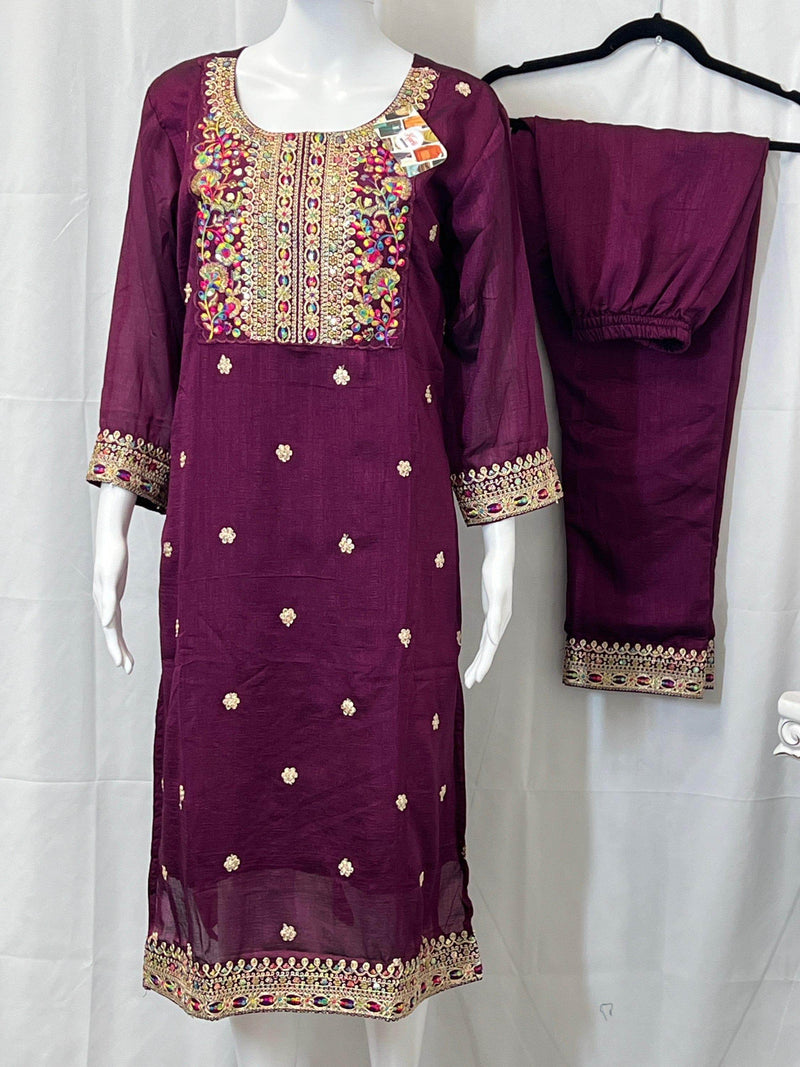 Salwar Suit | Kurti pant set with dupatta