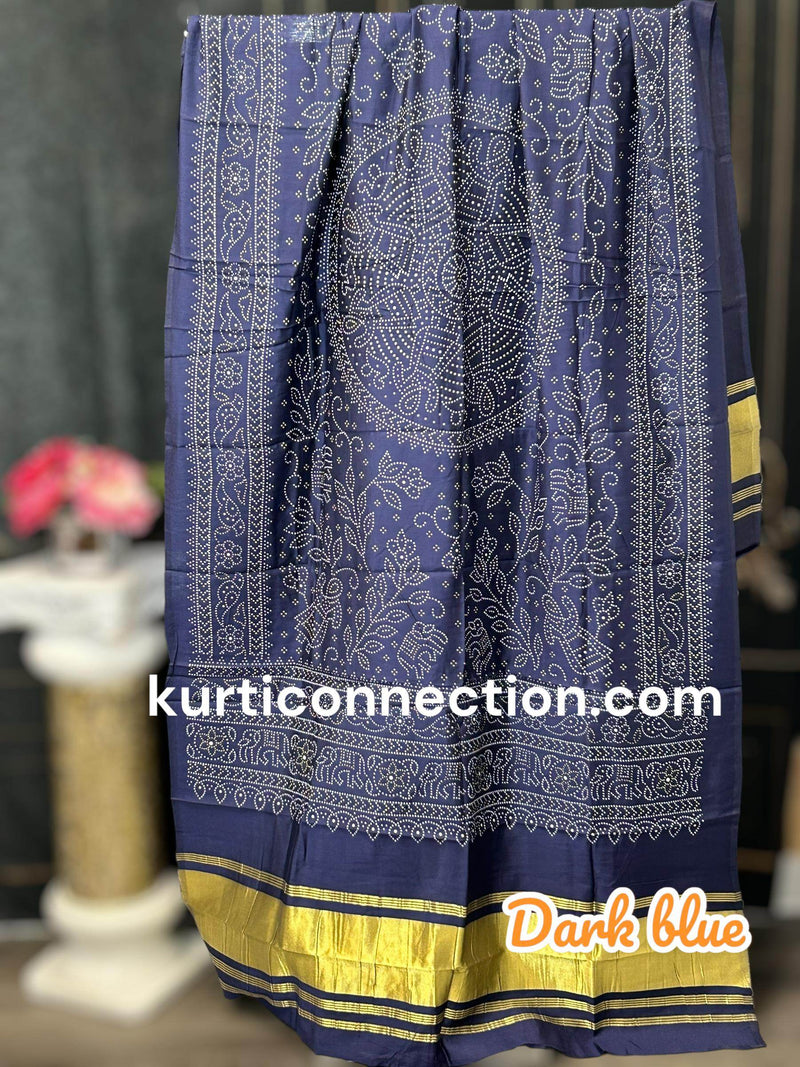 Gajji silk dupatta : color options available