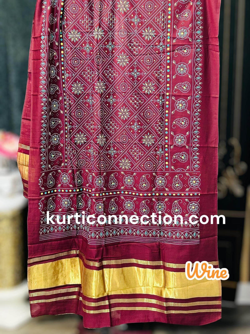 Gajji silk dupattas