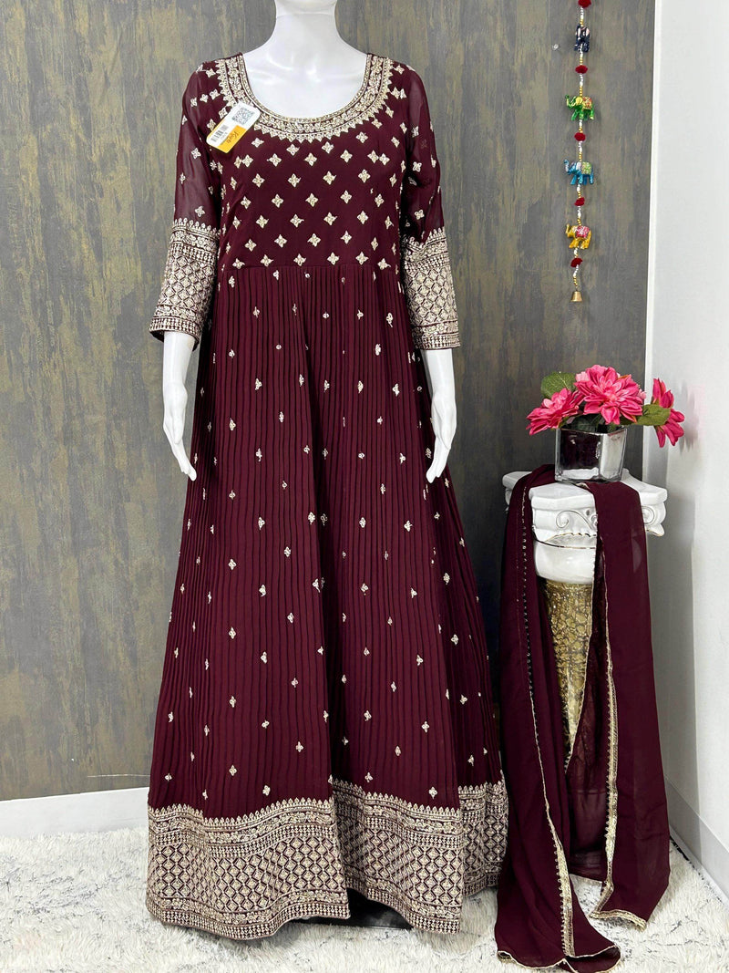 Party wear long kurti set