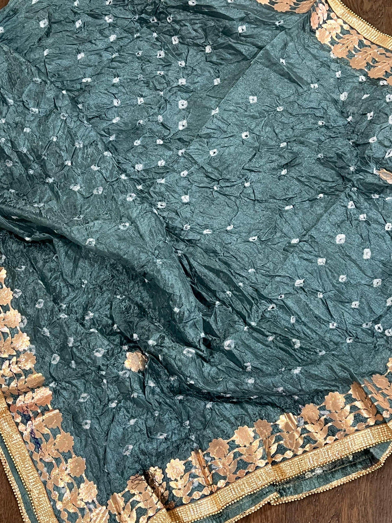 Gota patti bandhani dupatta