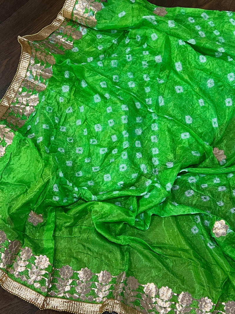 Gota patti bandhani dupatta